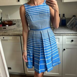 Taylor women’s striped blue and white dress size 2